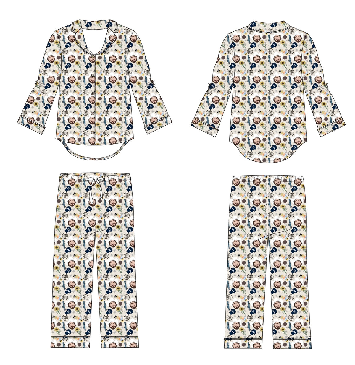 Post Up & Pass Out Luxe Pajamas Adult