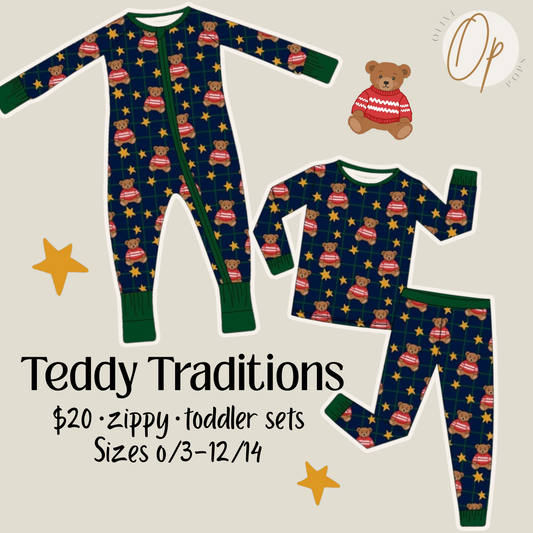 PREORDER Teddy Traditions Zippy & 2 piece