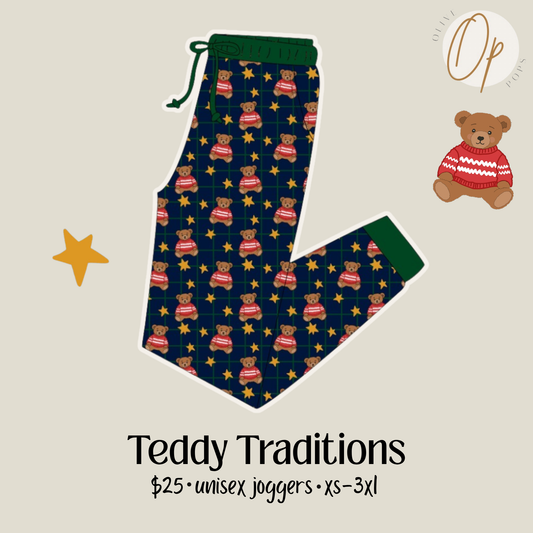 PREORDER Teddy Traditions Unisex Jogger